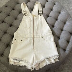 Free People short overalls